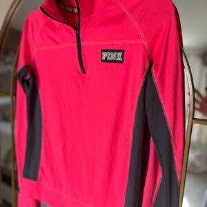 Victoria’s Secret Pink 1/4 zip long sleeve size small
